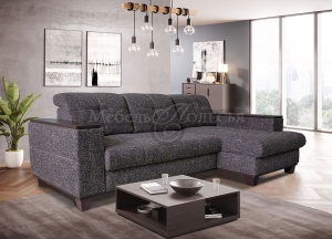 Угловой диван-кровать Матео Люкс в ткани (2ML/6MR)